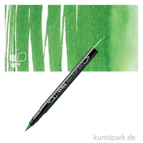Lyra Aqua-Brush DUO Faserstifte Einzelstift | Permanentgrün