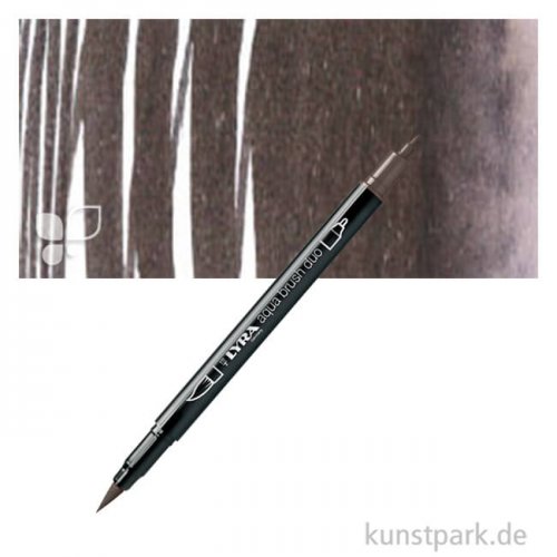 Lyra Aqua-Brush DUO Faserstifte Einzelstift | Sepia Dunkel