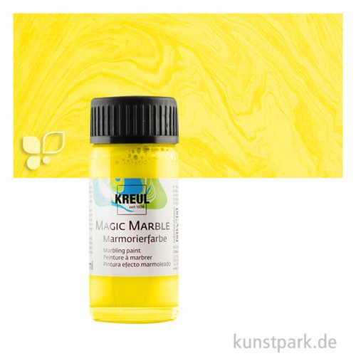 KREUL MAGIC MARBLE Marmorierfarbe 20 ml Einzelfarbe | Zitron