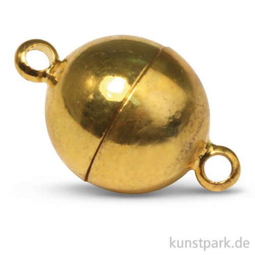 Magnetschließe - Extra Stark - Vergoldet, 1 Stück 14 mm