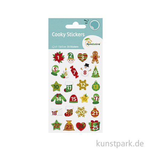 Maildor Cooky Sticker - Adventskalender Nr