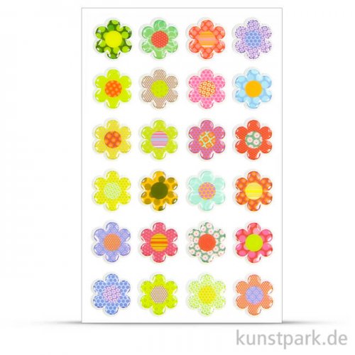 Maildor Cooky Sticker - Blumen bunt
