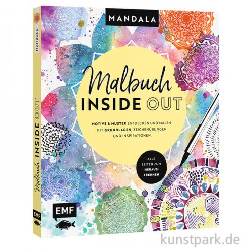 Malbuch Inside Out: Watercolor Mandala, Edition Fischer