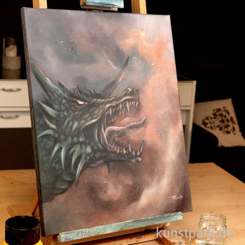 Malkurs - Einfach Drachen mit Acryl malen - 25.04.26