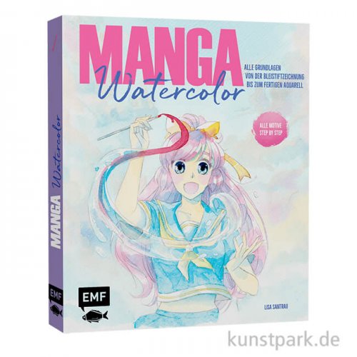 Manga Watercolor, Alle Motive Step by Step, Edition Fischer