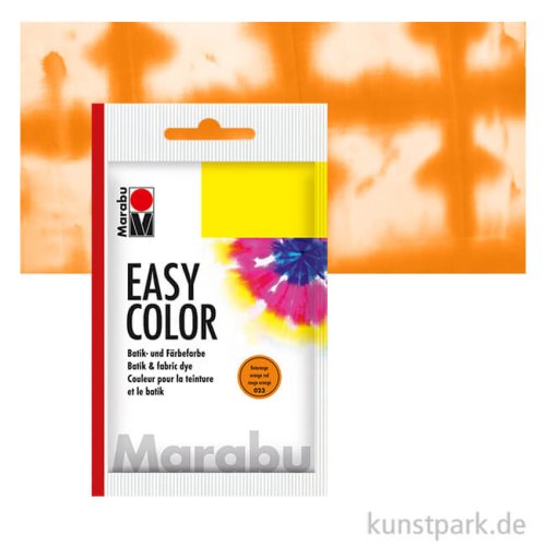 Marabu Easy Color - Batikfarbe, 25g Beutel | Rotorange 023