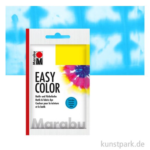 Marabu Easy Color - Batikfarbe, 25g Beutel | Türkisblau 098