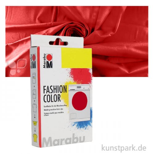 Marabu Fashion Color, Waschmaschinenfarbe, 30g Farbe | 031 Kirschrot