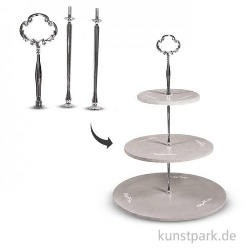 Metall Etageren Bausatz - Vintage, 9 teilig