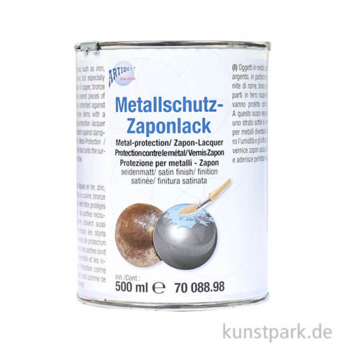 Zaponlack Metallschutz - seidenmatt 500 ml