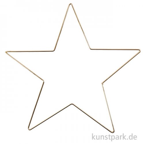 Metallstern - Gold, 30 cm