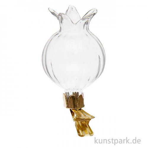 Mini Clip-Vase Blüte, Rund