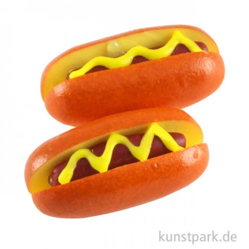 Mini Hotdog, 2 Stück, 2 cm