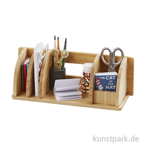 Miniatur Büro-Regal, 7,2 x 3,5 x 2,5 cm
