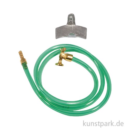 Miniatur Deko Gartenschlauch mit Halterung