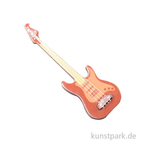Miniatur E-Gitarre, 6,5 x 2 cm