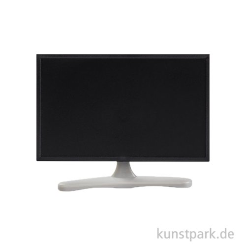 Miniatur Fernseher, Schwarz, 8 x 1,6 x 6,2 cm