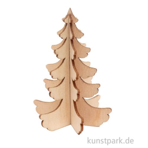 Miniatur Holz Tannenbaum, 4,5 cm