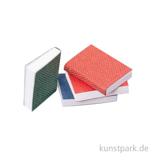 Miniatur Notizbücher, 4 Stück, 2 x 1,6 cm
