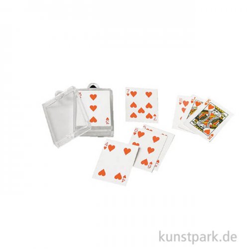Miniatur Spielkarten 3,5x2,5 cm