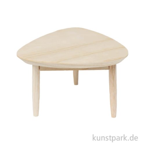 Miniatur Tisch, Natur Modern, 8,5 x 8,5 x 5 cm
