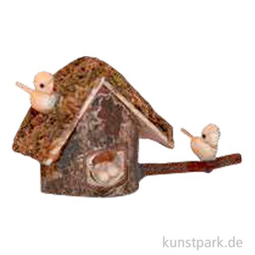 Miniatur Vogelhaus, 3,5 cm