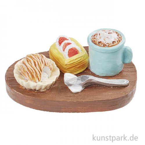 Miniatur Frühstücksbrett, 4,5 cm
