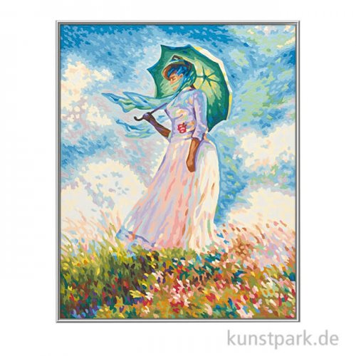 Schipper Malen nach Zahlen, Claude Monet - Frau mit Sonnenschirm