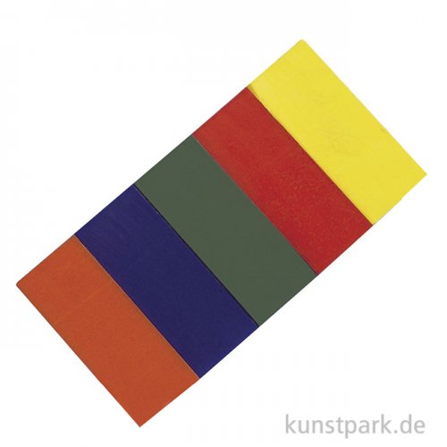 Modellierwachs-Set, 20x10x0,5 cm, 5 Farben sortiert