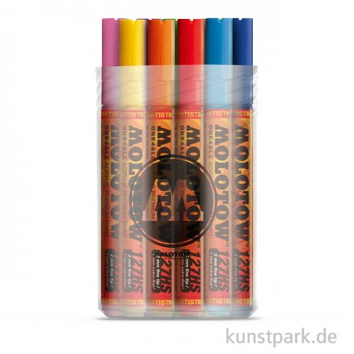 Molotow ONE4ALL Marker - 127HS Main-Kit I 18x2mm, 2x1mm
