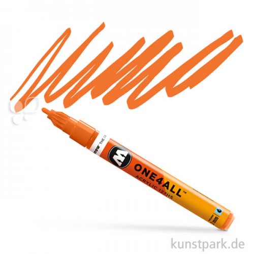 Molotow ONE4ALL Marker - 127HS 2 mm Einzelfarbe | DARE orange