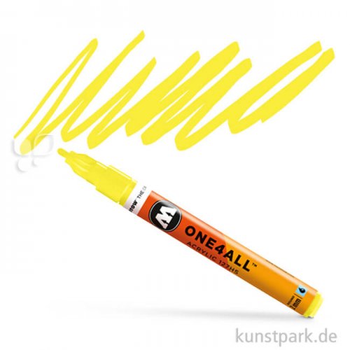 Molotow ONE4ALL Marker - 127HS 2 mm Einzelfarbe | Zinkgelb