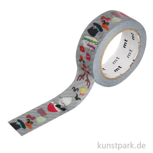 MT Masking Tape Christmas Face, 15 mm, 7 m Rolle