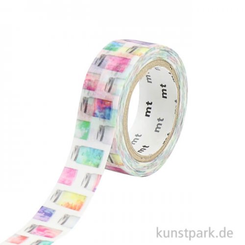 MT Masking Tape Colorful Jar, 15 mm, 7 m Rolle