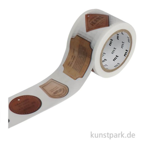 MT Masking Tape Leather Tag, 30 mm, 7 m Rolle
