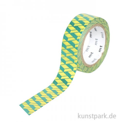 MT Masking Tape Permanent Bellows, 15 mm, 7 m Rolle