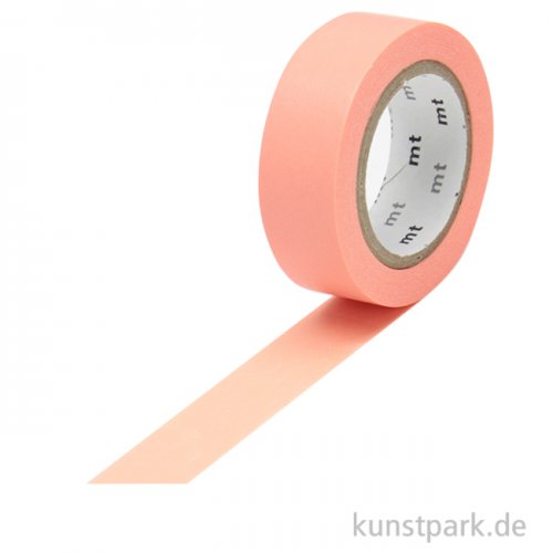 MT Masking Tape Salmon Pink - 15 mm, 7 m Rolle