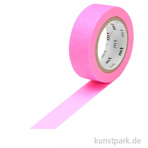 MT Masking Tape Shocking Pink - 15 mm, 7 m Rolle
