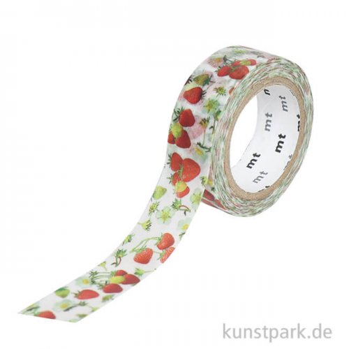 MT Masking Tape Strawberry, 15 mm, 7 m Rolle
