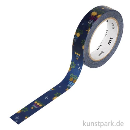 MT Masking Tape Typographic Trees, 10 mm, 7 m Rolle