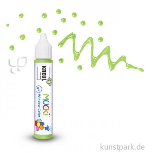 MUCKI Window Color Pen 29 ml Einzelfarbe | Hellgrün