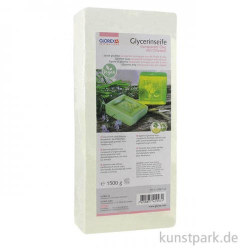 Olivenöl - Öko Glycerin-Seife - transparent 1500 g