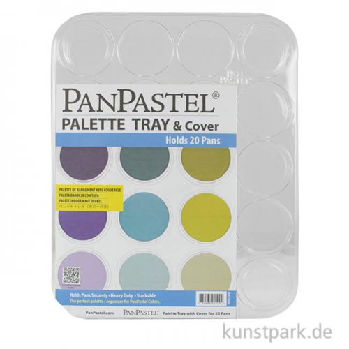 PanPastel Palette für 20 Näpfe mit Deckel