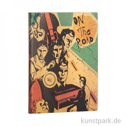 PAPERBLANKS FLEXI Notizbuch - Jack Kerouac - On the Road 180 x 230 mm