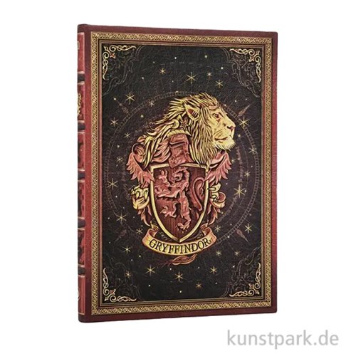 PAPERBLANKS Notizbuch - Harry Potter, Gryffindor, Blanko, 12 x 18 cm