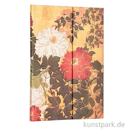 PAPERBLANKS Notizbuch Rinpa Florals Natsu, Blanko, 13 x 18 cm