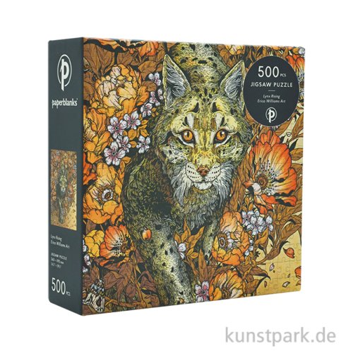 PAPERBLANKS Puzzle - Luchs, Erica Williams, 500 Teile