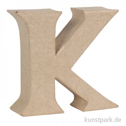 Pappbuchstaben Times, 10 cm Einzeln | K