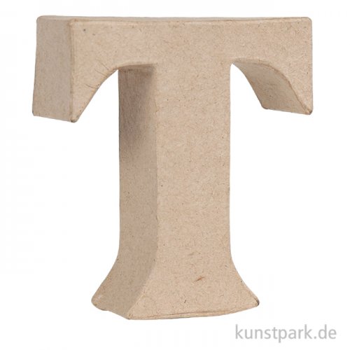 Pappbuchstaben Times, 10 cm Einzeln | T