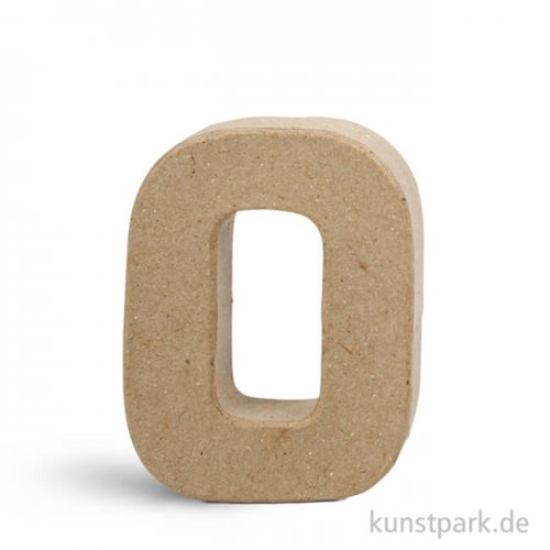 Pappmaché-Buchstaben - handgearbeitet 10 cm Einzeln | O